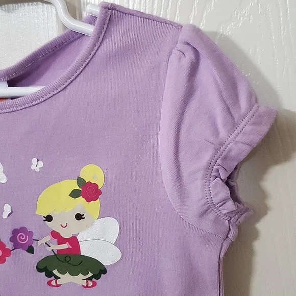 NWT Gymboree Best Friends Fairy Lavender Graphic Tee Toddler Girls Size 3T - Picture 5 of 7